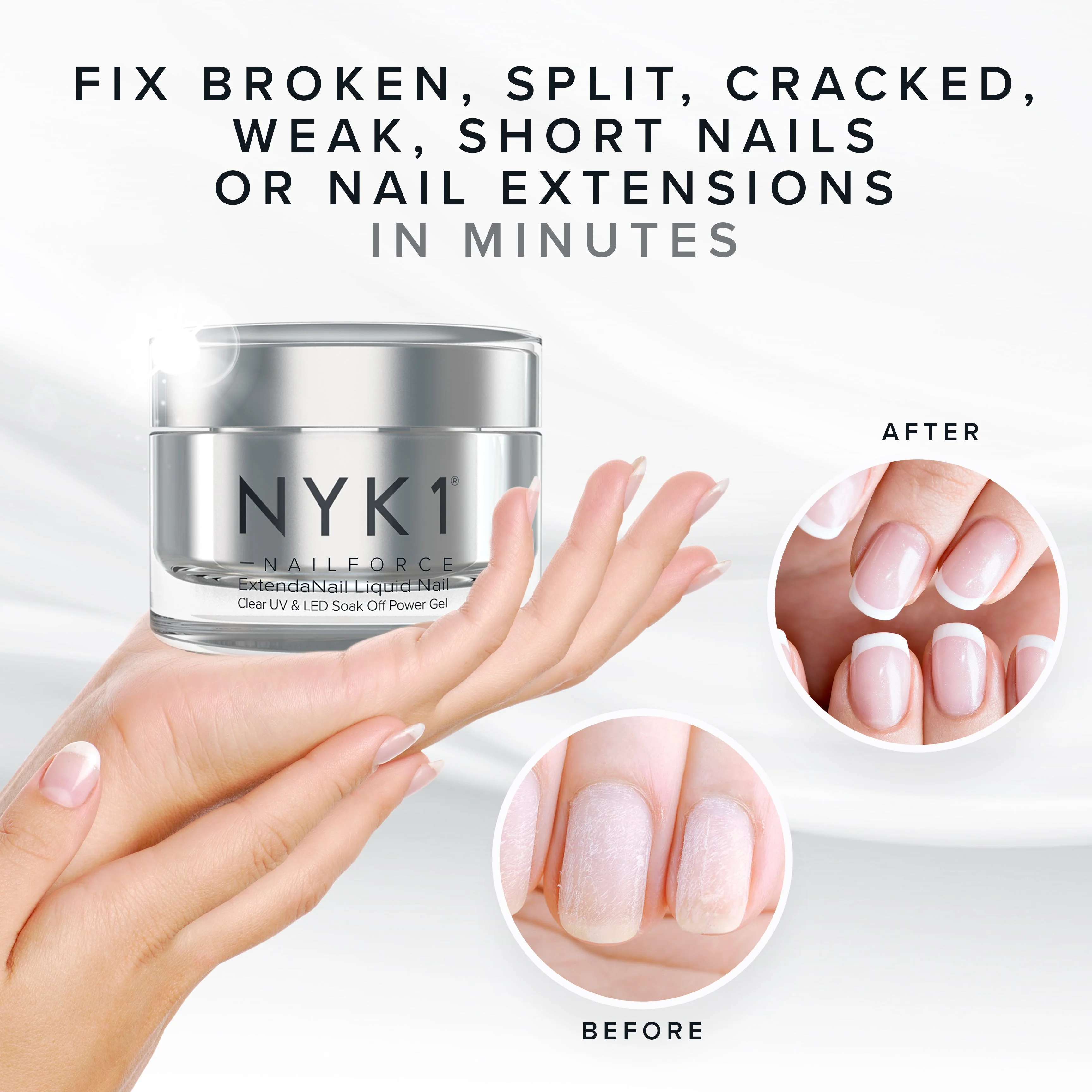 NYK1 NailForce Poly Builder Gel Nail Repair - Image 12