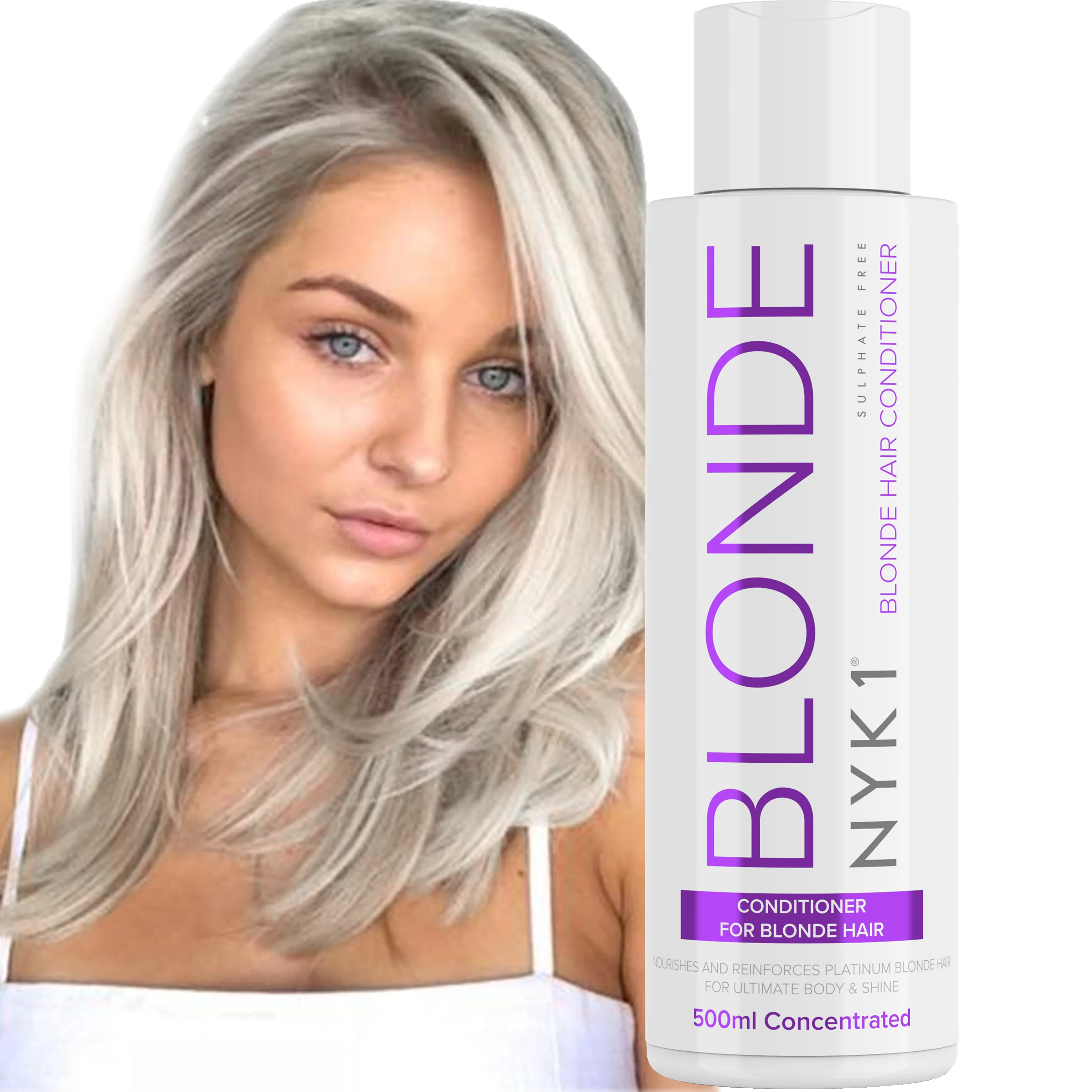 NYK1 Purple Shampoo & Conditioner For Blonde Hair Sulphate Free - Image 8